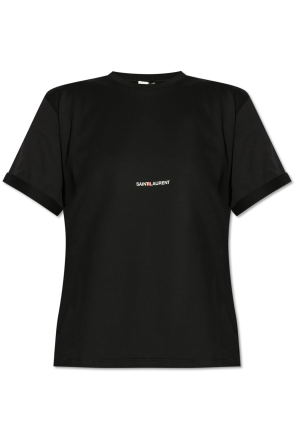 Saint Laurent Logo-printed T-shirt | Women's Clothing | Vitkac